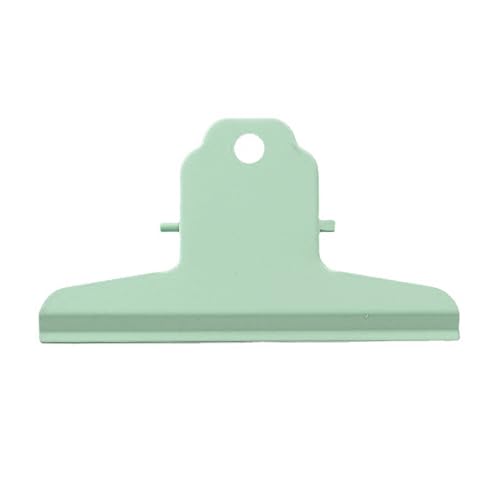 Clips de Papel de Toro Grandes de 4 Pulgadas, Abrazaderas de Archivo con Clip de Bisagra de Metal Colgante, Abrazaderas de Clip para Carpeta de Dinero para Hogar, Oficina y Escuela(Verde) 🔥
