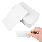 Matériaux Haut de Gamme : Carte vierge fabriquée à partir d'un papier épais de grande qualité. Le papier présente une texture fine et lisse, agréable au toucher, résistante au boulochage et aux déchirures. La carte blanche présente une surface lisse qui facilite l'écriture et garantit un résultat net et lisible, avec un minimum de bavures et de traces d'encre.