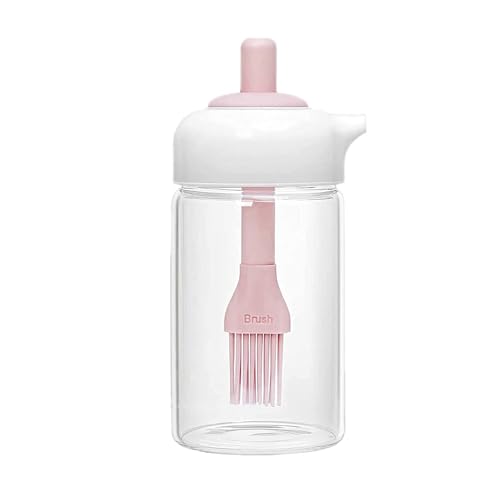 Image of Oblivion Oil Plastic Bottle Dispenser With Lid Clear Drip Free Spout Controlled - Oil Dispenser for Cooking, Easy Flow and Vinegar Bottle - Pourer Liquid Dispenser Transparent & Unbreakable (250 ML)