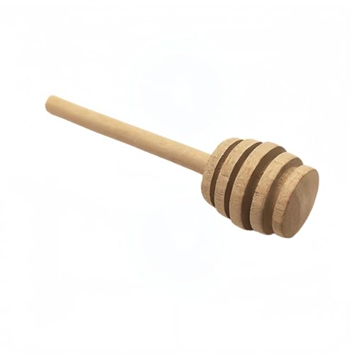 ハニーディッパー 木製 ハチミツスプーン 10個セット | 未塗装・食品グレード素材 | 蜂蜜専用撹拌棒 | 高品質・環境に優しい キッチン用品