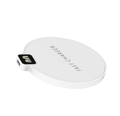30W Fast Wireless Charger Pad, Wireless Charging Station Compatible with iPhone 16 15 14 13 12 11 XS XR X 8, Compatible with Samsung Galaxy S25 S24 S23 S22 S21 S20 S10 S9 S8 All Qi Phones (White)