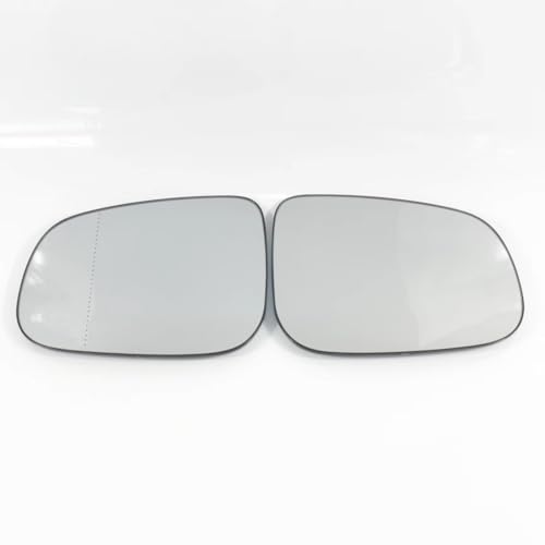 Compatible With Jaguar For X-Type 2008 2009 2010 車用 左右ドアウィング バックミラーガラス ヒーター付きアクセサリー 車のサイドミラーガラス(1Pair)