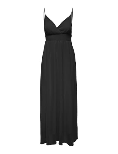 Robe col en V ONLY Onlasta Life au design minimaliste et fluide coupe longue