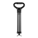 VICASKY Ausziehbarer Bollerwagengriff 48–70cm Teleskopierbar Kunststoffgriff Ersatzgriff für Faltbare Campingwagen und Kinderwagen Tragbarer Schiebegriffaufsatz für Outdoor und