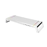 Robuste : ce support de moniteur de lumière RVB a une forte capacité de charge de 30 kg, ce qui vous permet de ne pas vous inquiéter que le support tombe.