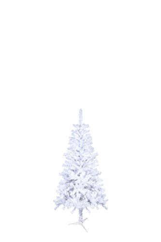 SAILUN 120 cm Arbre de Noël Artificiel Sapin, Vert Nature matériau PVC avec Pied en métal (120 cm, PVC Blanc) Cover