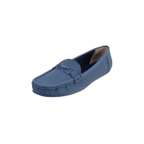Image of Mochi Women Synthetic Leather Flat Slip-on Loafer /Formal Shoes