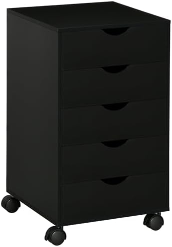 2 Piece Value Pack 4 Drawer And Mobile 2 Drawer File Cabinet In Black - Foto 4