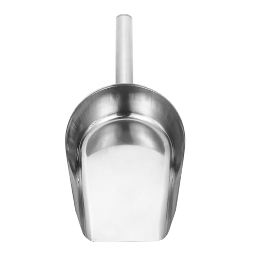 Cabilock Stainless Steel Ice Scoop Food Scoop Grain Shovel Large
