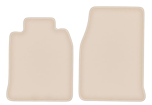 Tapis de voiture pour Porsche 944 en velours beige haut de gamme pour l'avant