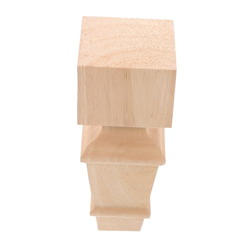 ULTECHNOVO 木製家具脚 無垢材テーブル脚 実木キャビネット足 家具交換用支柱 安定性 自然な風合い 加える デザイン