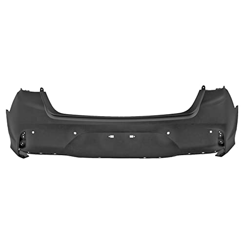 BUMPERS THAT DELIVER - Primered, Rear Bumper Cover Replacement for 2018 2019 Hyundai Sonata w/Park Assist 18 19, HY1100219