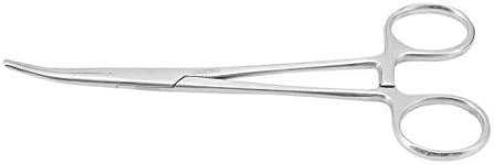 WUWYOUWL Hemostat Forceps, Stainless Steel Dog Cat Pet Scissors Ear Hair Clamp Fishing Scissors Tools (16cm Bent) - Image 5