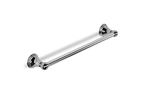 Porte-serviettes Croydex Westminster, étagère murale salle de bain chrome argenté