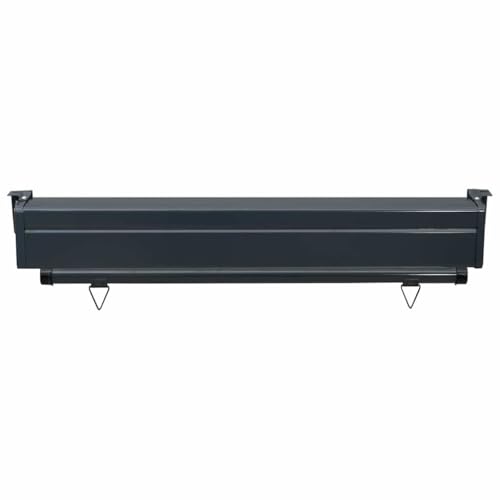 Auvent latéral rétractable réglable avec fixation mur et plafond