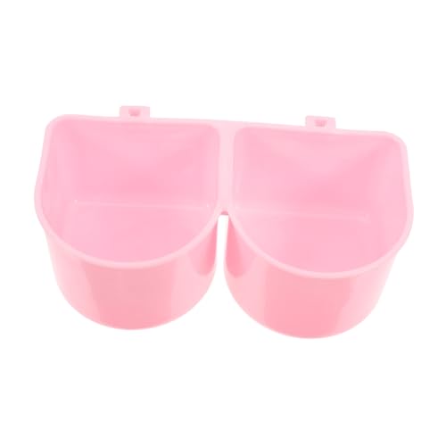 Totority Small Pet Feeding Dish Hanging Bowl for Bird Cage Rabbit Puppy Dog Crate Space Saving Design with Spill Resistant Rim Easy Installation Convenient Attachment