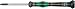 Wera 05118080001 2054 Screwdriver for Hexagon Socket Screws for Electronic Applications, Hex-Plus, 3/32" x 60 mm