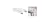 CRL White TrimQuick 2-1/4" Vinyl Window Casing - 12 ft Long