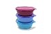 Produktbild Tupperware Salatschüssel 600ml dunkelblau + blau + dunkelrosa Box 37921