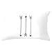 Daesar Funda Almohada,Fundas Cojines Sin Relleno,Tres Flechas Cojines Fundas 30x50 Blanco Verde