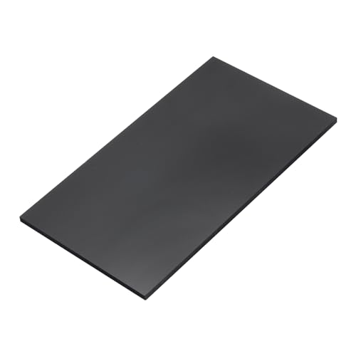 Image of MECCANIXITY Black ABS Plastic Sheet 7 x 4 x 0.16 Inch for Building Model, DIY Crafts, Panel, Pack of 1 Pcs