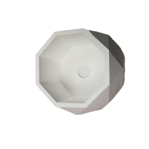 Pot de fleurs géométrique en silicone pour déco bureau maison