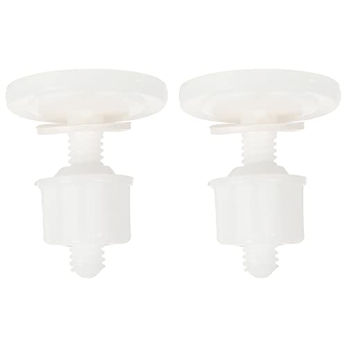 El Mejor Listado de Juegos de lavabo y WC - los más vendidos. 49 POPETPOP Juego De 2 Tornillos Y Tuercas De Plástico Para Tapa De Inodoro Con Bisagras 1.77X1.53X0.35In Accesorios Para Asiento De Wc Fácil Instalación Para Uso En Hogar