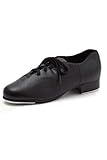 Capezio Cadence Damen Oxford Schuhe, Schwarz, 38 EU (Herstellergröße: 7)