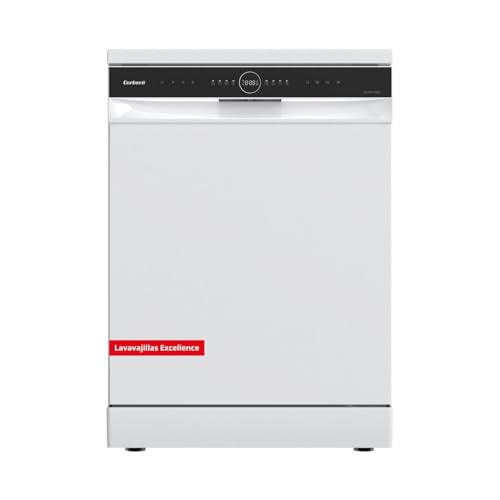 Corberó - Lavavajillas 60cm Excellence | CLVM7725W | 14 Cubiertos | 6 Programas | 4 Temperaturas | Display LED | Función Auto Apertura | Blanco