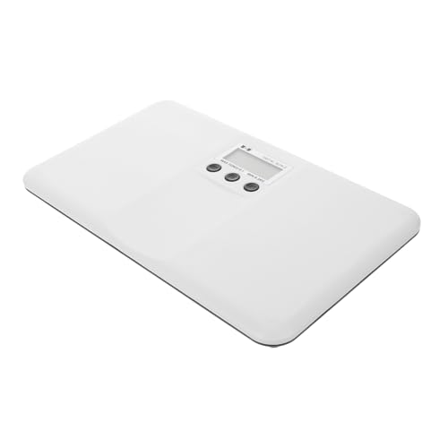 DECORNIJIA Elektronische Babywaage Digital mit Großem LCD Display Max Tragkraft Präzise Haustier und Neugeborenenwaage für Mutter Junge Mädchen Hund und Katze Schlankes Design Weiß