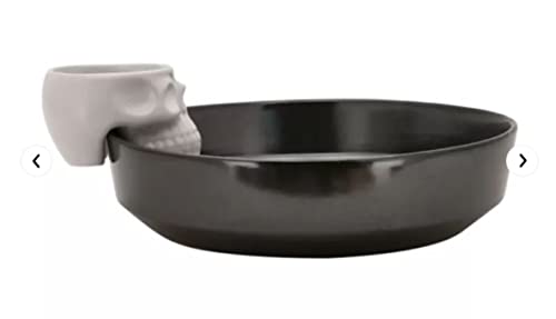 Halloween Stoneware Serving Trays- Plates And Bowls - Occult Gothic Tableware (Chips And Dip) #TOP2
