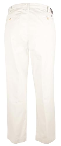 POLO RALPH LAUREN Men's Big & Tall Stretch Classic Fit Chino Pants White 46BX302