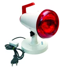 Electric Infrared Lamp/Heat Therapy Lamp for Pain Relief Table Lamp (22 cm, White) Physiotherapy