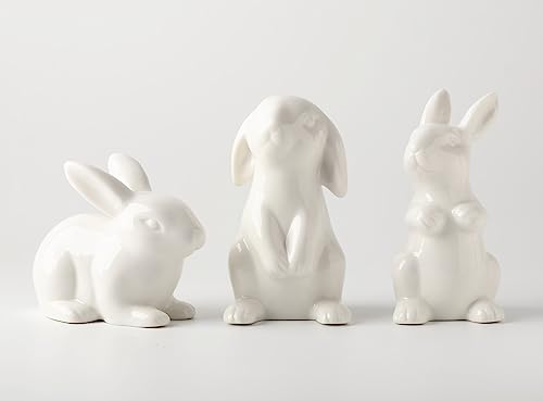GOODSTART Ceramic Bunny Rabbits Easter Bunny...