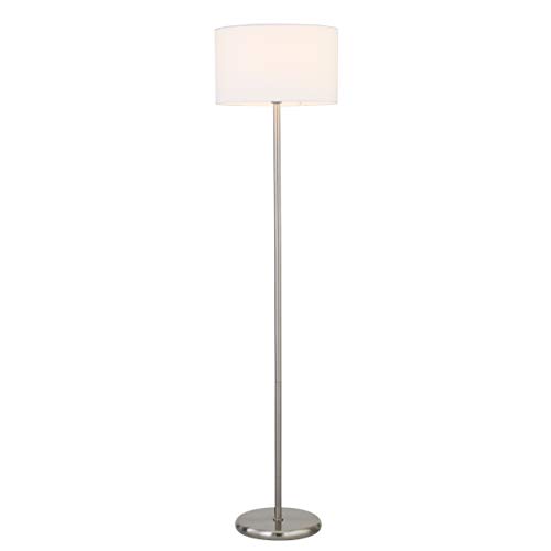 Amazon Basics Floor Standing Lamp With Led Bulb - 13.7" X 13.7" X 56.8",Metal, White Shade #TOP1