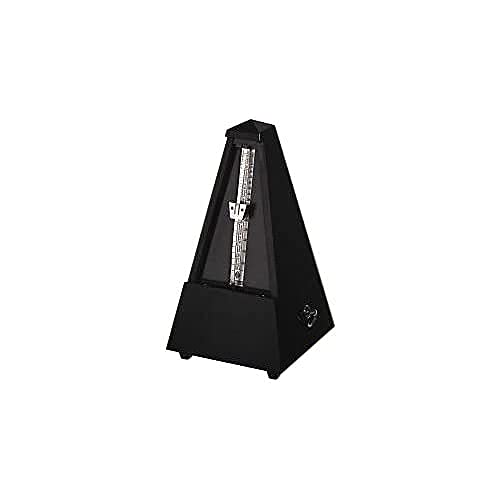 Wittner 903735 Metronomo Forma Piramidale Cassa Legno Colore Nero Quercia Opaco