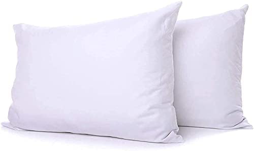 Oliver Bedding Medium Support Hotel Pillows 2 Pack, Designed For Ultimate Luxury Sleep Experience with Hypoallergenic and Dust Mite Resistance, Premium Quality Hotel Pillow (2)