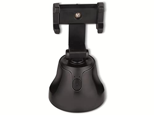 Grundig Soporte de Seguimiento de Objetos - Cardán - Trípode - Estabilizador - para teléfono móvil - Rotación de 360° - Redes sociales y Vlogs - Videos Profesionales