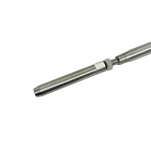 Prolinemax Marine Tensores para Cables de Acero Acero Inoxidable T316 Quijada M-13472 5/16" y Cable 3/16" miniatura 5