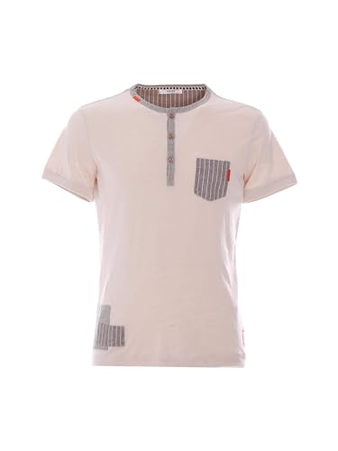 T-shirt Yes-zee beige T707 S500 anti transpiration coton leger coupe ajustee