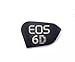 NEW Camera Body Fuselage Name Nameplate Model Number Label Logo Compatible with Canon EOS 6D