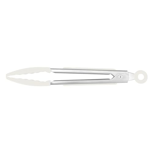 Mini pince à spatule en silicone blanc au design minimaliste épuré