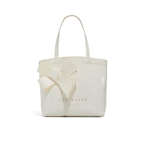 Ted Baker Women's Nikicon Tote Bag, White/Bone