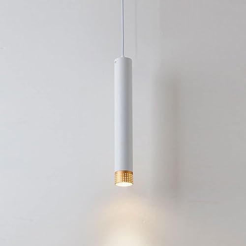 Lámpara lineal industrial blanca tipo candelabro antiguo LED para techo