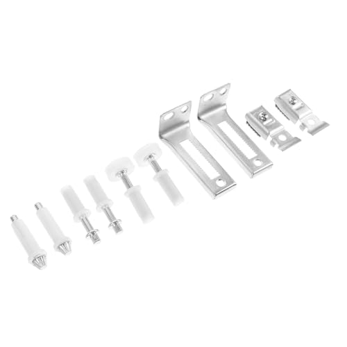 COHEALI 1Set Kit de Herrajes para Puerta Bifold Kit de Reemplazo para Puerta de Clóset Corredera Partes Duraderas Operación Suave Fácil Instalación Compatible con Puertas Plegables Bifold miniatura 1