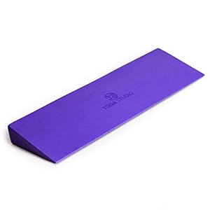 Yoga Studio Lightweight EVA Non-Slip Slanting Yoga Pilates Wedge | Sports Wedge for Squats Pushups Pressups | Supportive Wedge Riser Block – 50 x 15 x 5cm