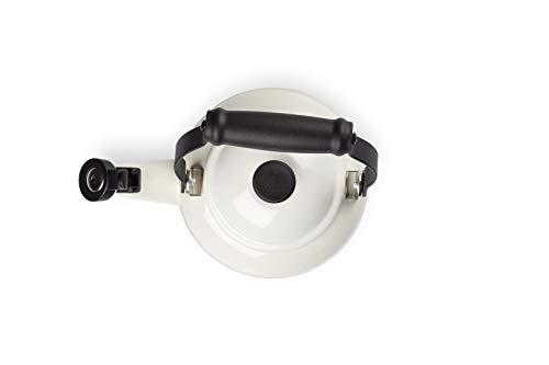 Chaleira Demi, Meringue, Aço Esmaltado, Le Creuset