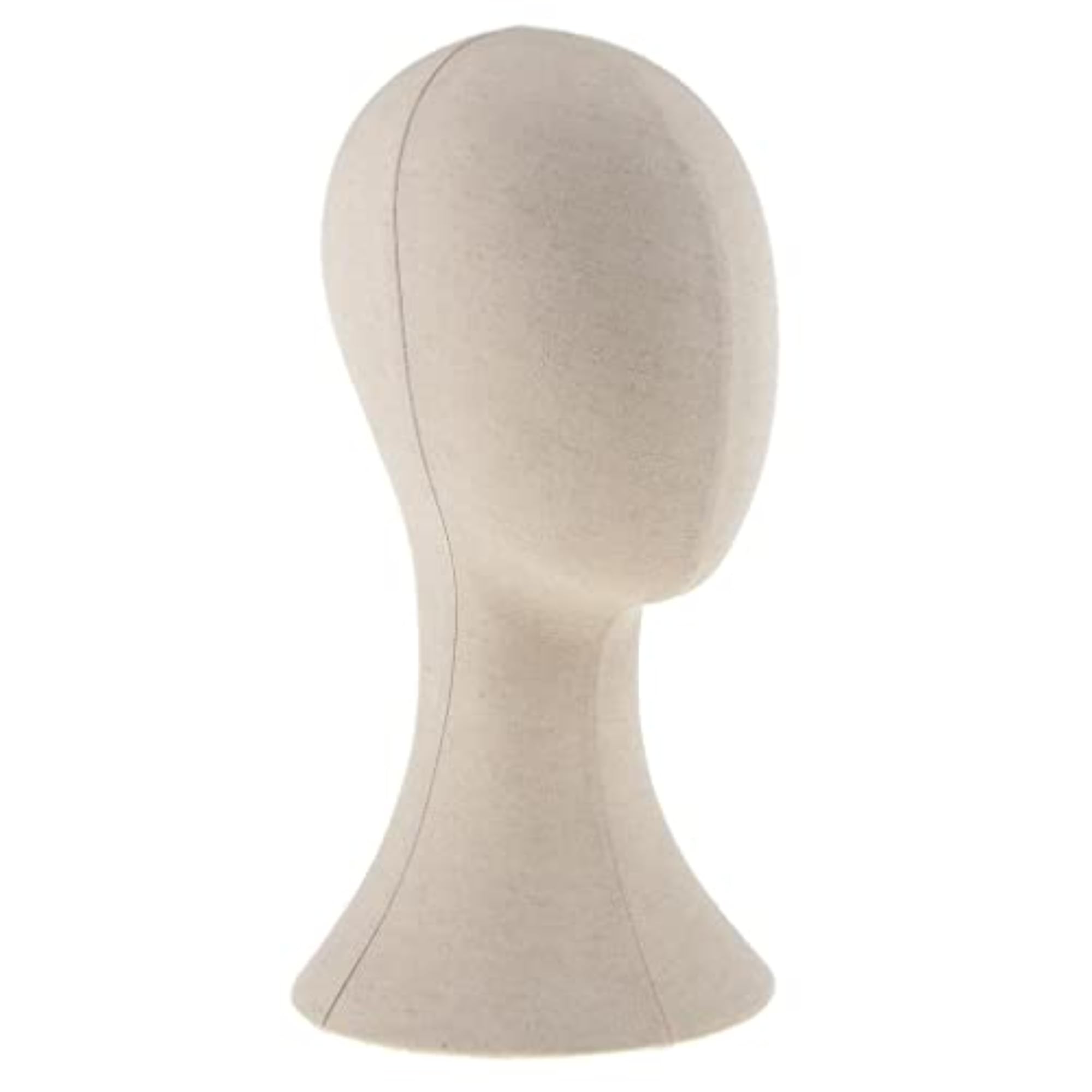 Canvas Block Mannequin Head for Wig and Hat Display