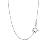 Collar 42,0 cm cadena ancla redonda fina