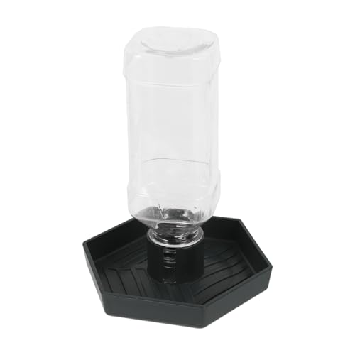 Operitacx 爬虫類用自動給水器 小型耐久水皿 ペットトカゲリクガメ蜘蛛向け便利な餌水ボウル 実用的で広範囲に対応